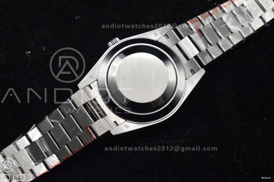 Bracelet 40 Stick Dial Blue 904L GMF DayDate Steel Ice V2 A3255 President SS On 0204